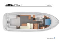 barco de motor Jetten 41 Sedan imagen 5
